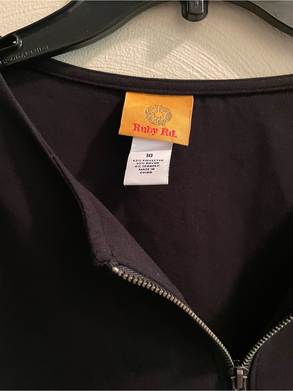 Ruby Rd. Zip-Front Bell Sleeve Jacket - Picture 2 of 3